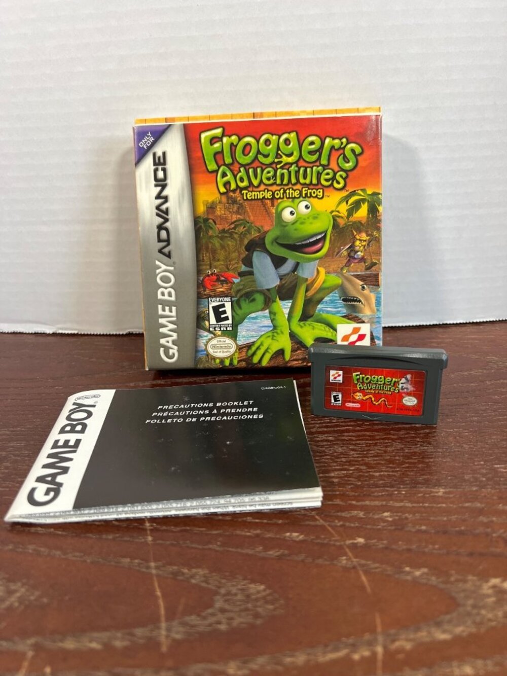 Froggers Adventures Temple Of The Frog Nintendo Game Boy Advance Complete In Box